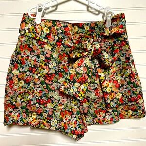 J Crew x Liberty Size 4 Thorpe Floral High Rise Shorts